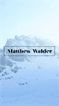 Mobile Screenshot of matthewwalder.com